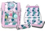 McNeill Schulranzen McLight 2 Schoolbag Set 6-teilig Barba rosa - Rosa