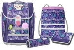 McNeill Schulranzen McLight 2 Schoolbag Set 6-teilig Dschungel violett - Violett/Lila