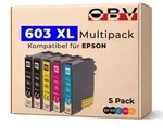 Kompatible Druckerpatronen 603XL f&uuml;r Epson, 5er Set