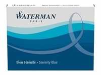 WATERMAN Standard Großraum Tintenpatronen blau löschbar (8 Patronen)
