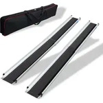 TRUTZHOLM 2x Teleskoprampe 120-213 cm Traglast 272 kg Alu beschichtet Rollstuhlrampe