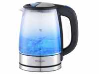 MICHELINO Glas-Wasserkocher 1,7 Liter blaue LED 74343