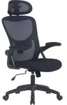 byLIVING B&uuml;rostuhl FLEX / Kunststoff schwarz, Netzstoff schwarz / einstellbare
