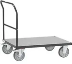 Fetra Schiebeb&uuml;gelwagen 600 kg Ladefl&auml;che LxB 1.200 x 800 mm - Grey Edition