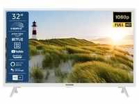 TELEFUNKEN XF32SN550S-W 32 Zoll Fernseher / Smart TV (Full HD, HDR, Triple-Tuner) -