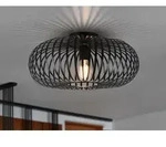 Trio Leuchten Johann Deckenleuchte &Oslash;40cm 60W Schwarz - Schwarz