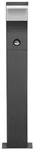 Lucande LED-Wegelampe Timm, Sensor, 60 cm, anthrazit, IP54 - Schwarz