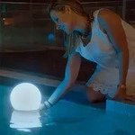 New Garden Buly 20 LED Solar schwimmend IP68 - Wei&szlig;