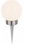Dehner Solarleuchte Tampa, Solar-Kugel mit Erdspie&szlig; / Farbwechsel, &Oslash; 30 cm, H&ouml;he