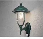 LED Au&szlig;enwandleuchte mit Bewegungsmelder, gro&szlig;e Landhausstil Wandlaterne,...