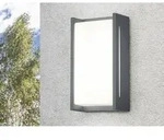 TRIO Wandleuchte INDUS IP54 227360142 LED 9W 3000K 850Lm anthrazit 12x23cm -...