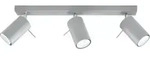 Deckenleuchte RING 3 grau 3xGU10 10W Stahl 16x6x45cm Sollux Lighting