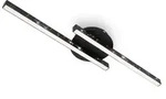 LED Deckenleuchte Wandleuchte Glitzereffekt 10,5 W schwarz Metall Briloner - Schwarz