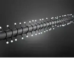 Konstsmide - LED Globelichterkette, runde Dioden, 160 kalt wei&szlig;e Dioden, 24V
