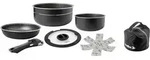 Brunner Pirate Mini, Topf-Set, Aluminium, 2,5 l, Schwarz, Braun, 2,34 kg - Schwarz