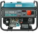 KS7000E-3 Stromerzeuger Generator Benzin Notstromaggregat 5500Watt mit E-Start