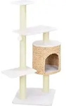 vidaXL Katzen-Kratzbaum Sisal Seegras - Braun