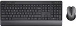 Tastatur mit Maus Trust Trezo Schwarz Qwerty Spanisch - Schwarz