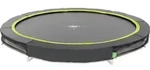 EXIT Silhouette Sporttrampolin &oslash;305cm, Bodentrampolin, Rund, f&uuml;r Kinder, Schwarz -