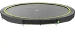 EXIT Silhouette Sporttrampolin &oslash;427cm, Bodentrampolin, Rund, f&uuml;r Kinder, Schwarz -