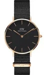 Daniel Wellington Classic Petite Cornwall 32 Damenuhr - Schwarz
