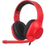 SADES Spirits SA-721 Gaming Headset, rot, 3,5 mm Klinke, kabelgebunden, Stereo, Over