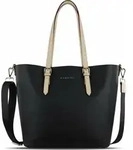 bugatti Schultertasche Umh&auml;ngetasche Ella Shopper Dark Brown dunkelbraun -