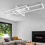 Gro&szlig;e LED Deckenleuchte Wandleuchte mit Switch Dimmer 100 x 40cm in Wei&szlig; matt...
