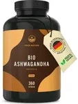 Ashwagandha Kapseln - 360 St&uuml;ck (650mg) - 2.600mg Hochdosiert - Premium indische
