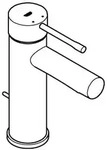GROHE Essence, Chrom - Silber