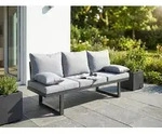 LC Garden &raquo;Bondino&laquo; Living Multifunktionssofa 3er Sofa anthrazit - Hellgrau