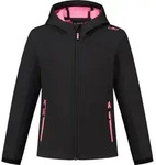 Cmp Kid G Jacket Fix Hood Antracite-Pink Fluo Antracite-Pink Fluo 140 - Schwarz...