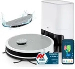 MEDION Saugroboter mit Absaugstation und Wischfunktion X21 SW (Lasernavigation,