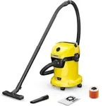 K&auml;rcher Akku-Nass-/Trockensauger WD 3-18, 270 W, 17 l, Patronenfilter, gelb -