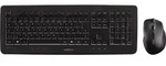 CHERRY DW 5100, Volle Gr&ouml;&szlig;e (100%), Kabellos, RF Wireless, AZERTY, Schwarz, Maus