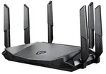 MSI RadiX AX6600 WiFi 6 Tri-Band, Wi-Fi 6 (802.11ax), Tri-Band (2,4 GHz / 5 GHz...