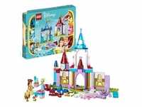 LEGO 43219 Disney Princess Kreative Schlösserbox, Spielzeug Schloss Spielset mit