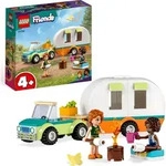 LEGO 41726 Friends Urlaubs-Campingtrip, Wohnmobil-Spielzeug im Wald mit Mini-Puppen