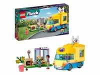 LEGO 41741 Friends Hunde-Rettungsvan, Tierrettung-Spielzeug-Van mit Haustieren und