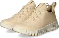 Ecco Damen Low Sneaker GRUUV W Beige Glattleder Gr&ouml;&szlig;e: 40