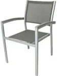 Stapelstuhl GRACE, 4er Set - Grau