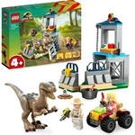 LEGO 76957 Jurassic Park Flucht des Velociraptors, Dinosaurierspielzeug und