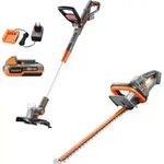 FUXTEC 20V Garten-Set FX-20VSET5 - Rasentrimmer 2,2 KG, 25cm Schnitt| Heckenschere