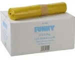 Funny M&uuml;lls&auml;cke, gelb, 120 Liter, 10 Rollen, AG-883