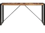 vidaXL Esstisch 140 x 70 x 75 cm Massivholz Akazie - Braun
