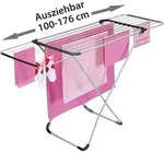 Fl&uuml;gel W&auml;schetrockner W&auml;schest&auml;nder St&auml;nder - Silber