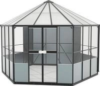 Vogelvoliere Vitavia Circus 9000 383 x 336 cm, ca. 9 qm, Maschenweite 13 x13 mm,