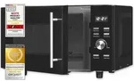 Exquisit Mikrowelle MW8023-F-240DIG schwarz | 750 Watt | 1000 Watt Grill | Timer 