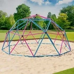 Kletterger&uuml;st 360x360x180cm DomeClimber Kinder Kletterkuppel Geodome 12FT -