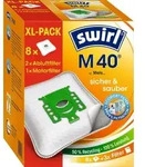 Swirl M 40 XL, Staubbeutel, Zylinder-Vakuum, Gr&uuml;n, Wei&szlig;, Box, 226 mm, 171 mm